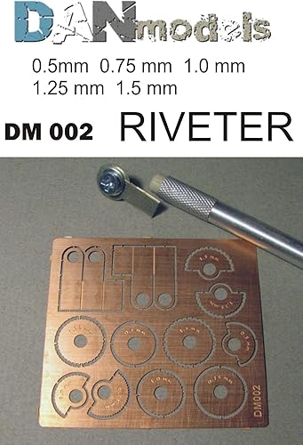 Miniatura 2 de DAN MODELS REVITADORES para remachado de imitación (5 discos con diferentes pasos de remachado) 1/35 002