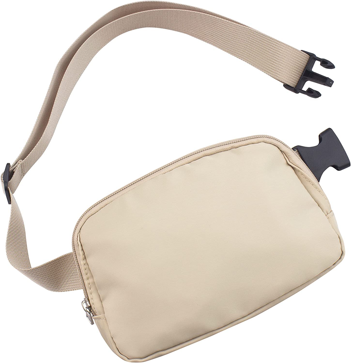 Fanny Packs for Women, Fashion Belt Bag with Adjustable Strap small saist bag Hip Bum Bag Crossbody Bags for Travel Workout Running Hiking, Beige, one size-image-26