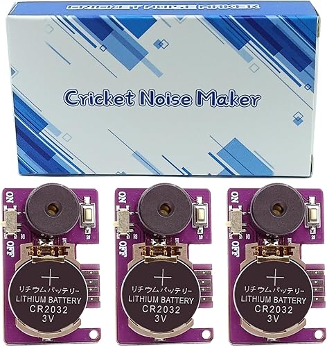 YBYledonico Broma para hacer ruido de grillo (paquete de 3), molesto mini PCB pitido varios meses, generador de ruido de broma oculto para adultos