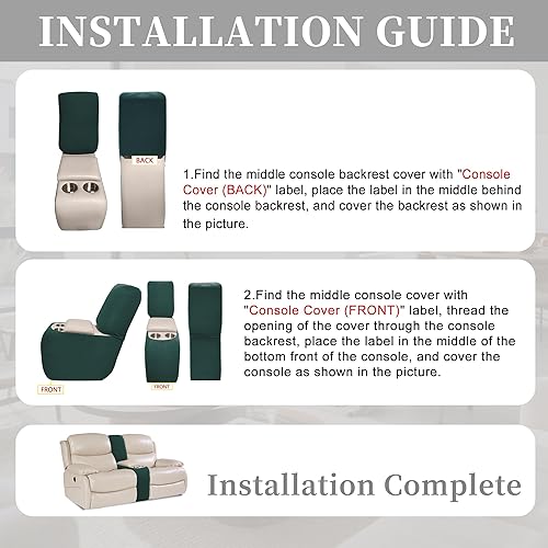 Miniatura 416 de Fundas 100% impermeables para sofá reclinable seccional, fundas para sofá reclinable en forma de L, funda para sofá seccional de esquina en forma de