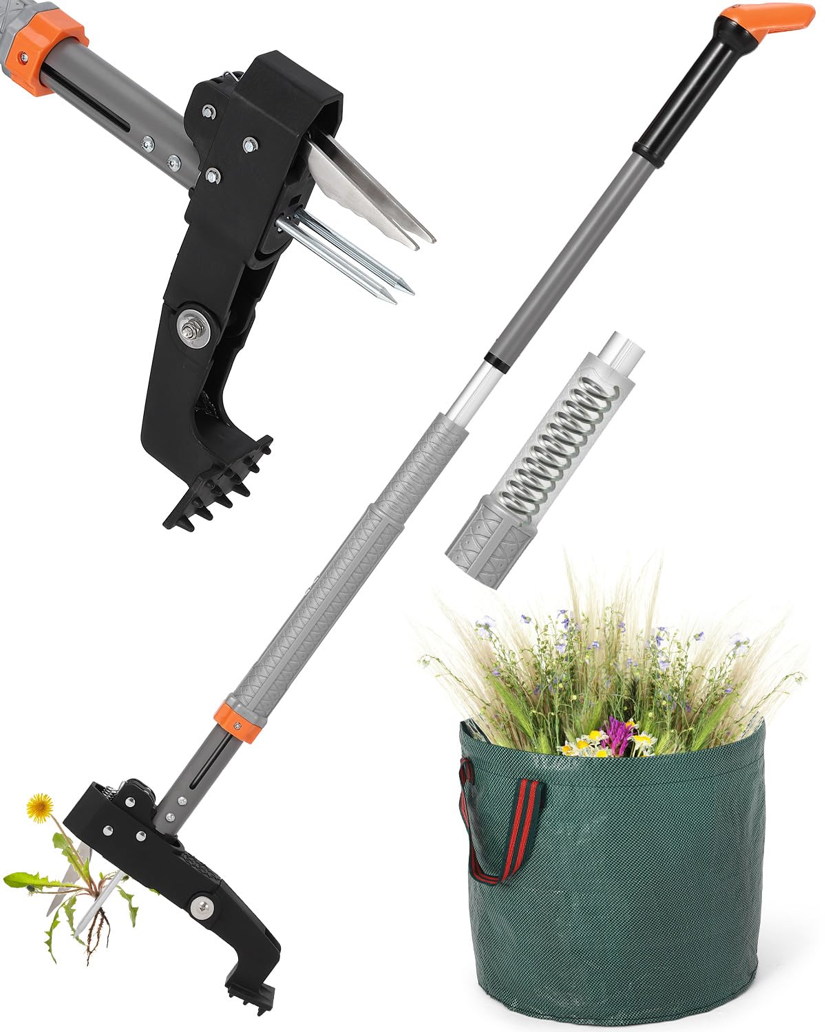 hausprofi désherbeur manuel extensible