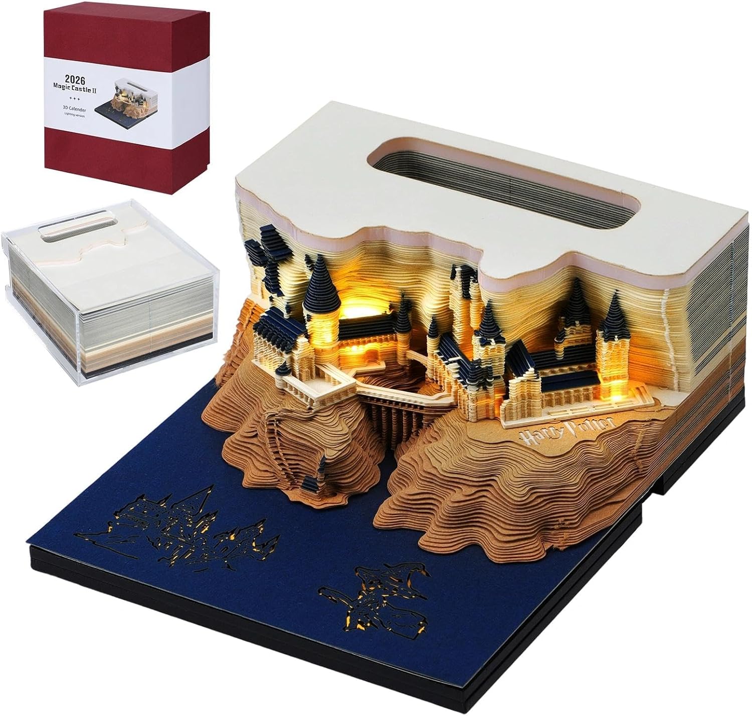 Calendario de escritorio que forma un castillo 3D por 11,34€