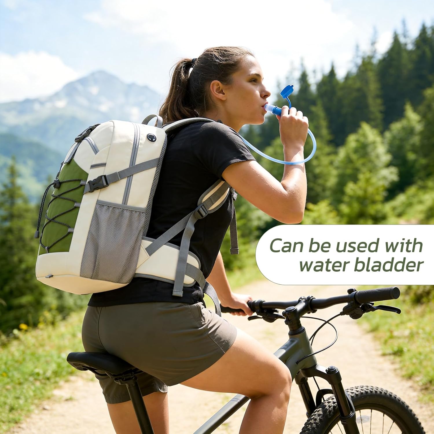 TILYMOL Hydration Hiking Backpack with 2L Water Bladder - Lightweight Waterproof Outdoor Camping Backpack/Water Backpack, Hiking Daypack with Hydration System for Hiking, Travel, Running, Biking