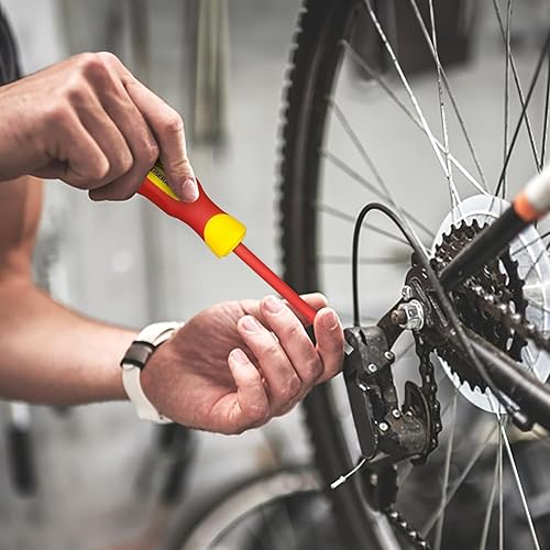 Miniatura 7 de Juego de destornilladores aislados con estuche, juego de 8 piezas Phillips y destornilladores ranurados, 1000 voltios, puntas magnéticas,