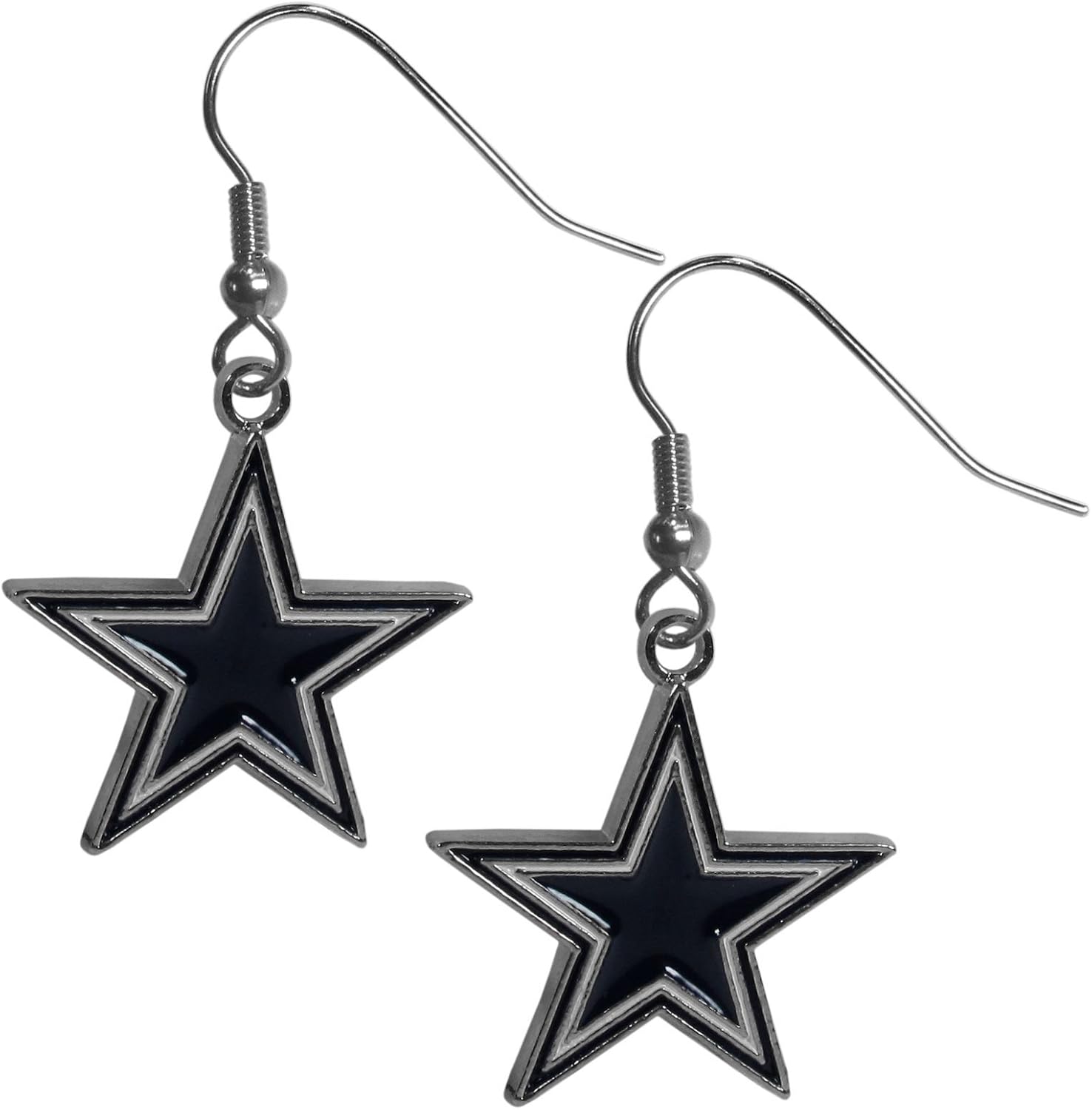 Siskiyou Sports NFL womens Dangle Earrings and Charm Bangle Bracelet Set