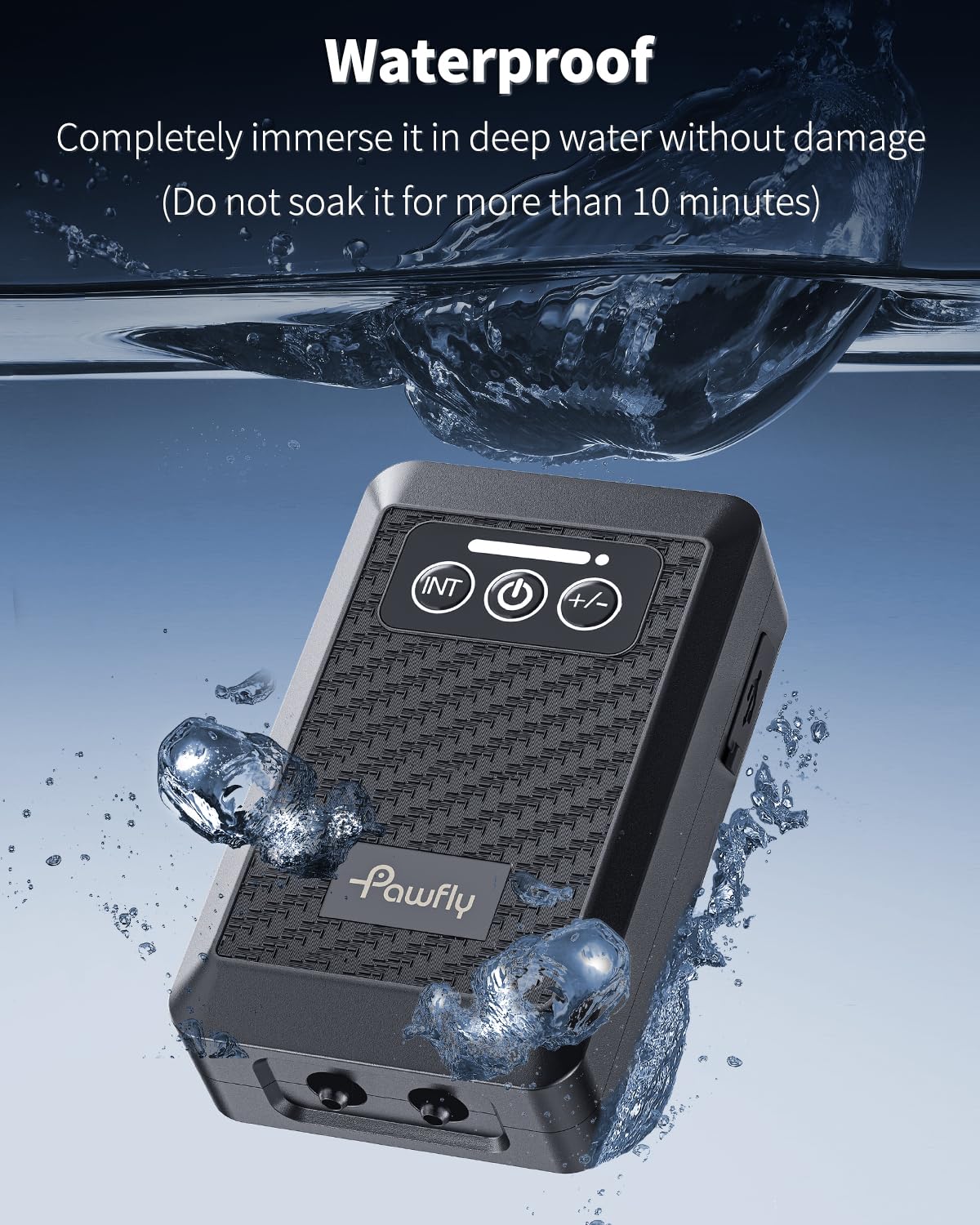 Pawfly Bomba de aire para acuario, alimentada por batería de litio, bombas de oxígeno recargables por USB, para tanques de 35-500 L, 1.5-4 l/min, aireador silencioso portátil con clip trasero de metal
