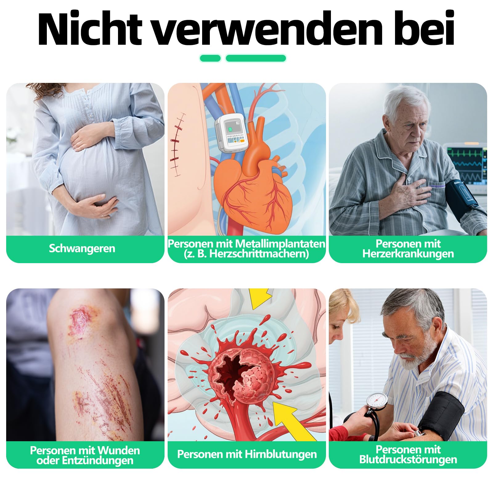 Medic Durchblutungs-Stimulator Beine, Tragbar Fußmassagegerät für Schmerz und Durchblutung, Verbessert Polyneuropathie, EMS Fußmassagegerät, Bekämpft Knie- und Beinschmerzen, mit 4 Elektrodenpads