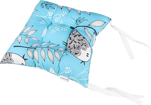 Miniatura 6 de TROPIKHOME Almohadillas de asiento coloridas cojines de asiento para jardín, cocina, comedor, escritorio, cojines de suelo (2 piezas de cojines