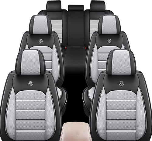 Miniatura 2 de JOJ Fundas de asiento de automóvil para Ford Expedition 2007-2022, funda de asiento de coche de 7 asientos, antideslizantes, impermeables,