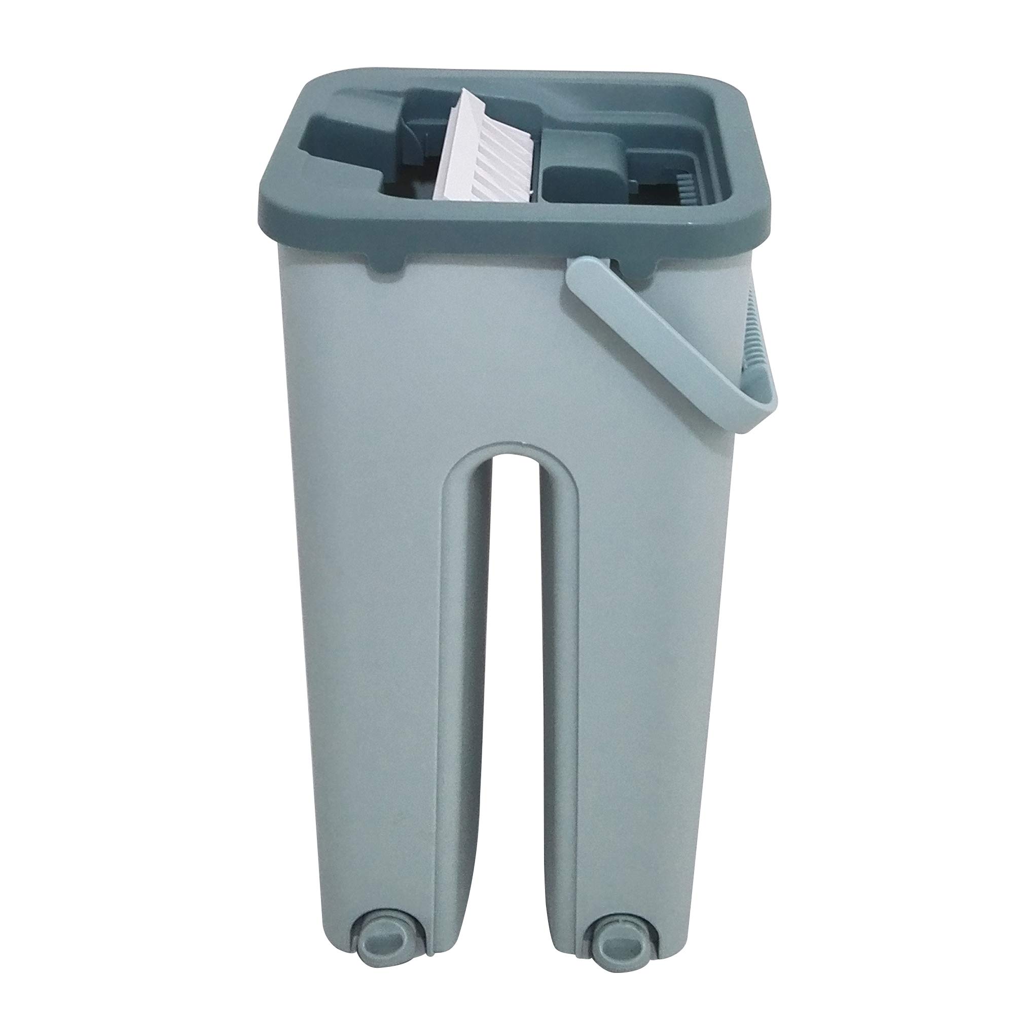 Venteo Balai Autoclean Mop 360° avec Seau Double Compartiment | Serpillière Microfibre Ultra Absorbante | Système de Nettoyage Mains Libres | Balai Serpillère Pivotant pour Sols Durs & Carrelage