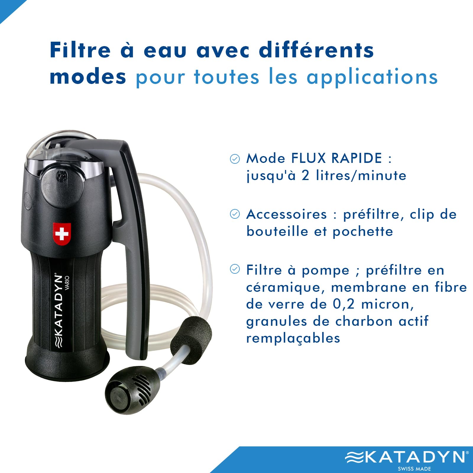 Kateadyn Vario Filtre pour relais