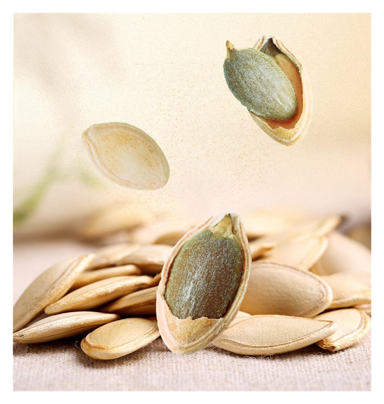 100 g de semillas de calabaza, nueces, nueces tostadas, frutas secas, refrigerios, regordetas y crujientes, deliciosas y crujientes(3pcs)