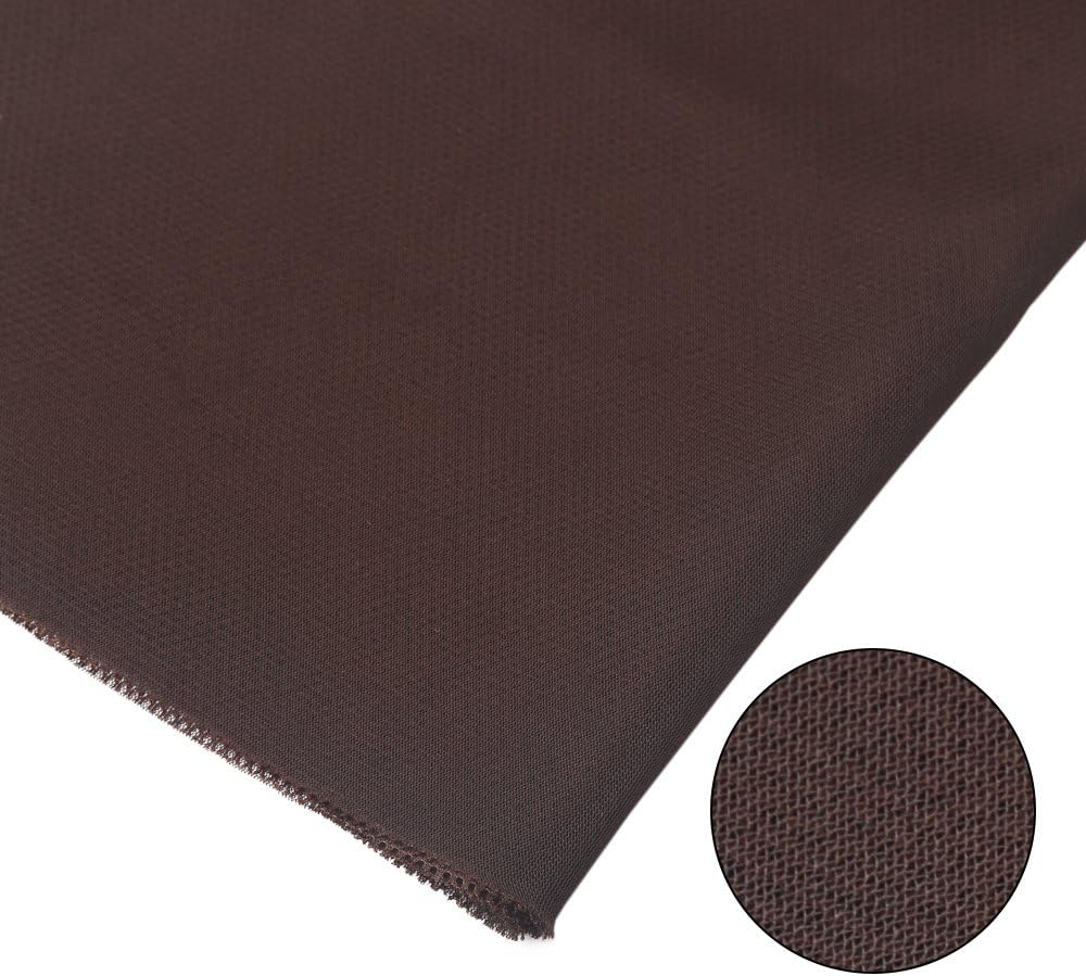 KISSTAKER 57x20inch Speaker Fabric Cloth - Stereo Speaker Grill Mesh Cover for Speaker Box Repair-Brown-Recover Your Speaker in Minutes : Electronics