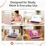 14 Inch Laptop Computer Win 11 Laptops Celeron N5095 with 8GB RAM 256GB SSD Up to 1TBSSD Expand Type-C Cooling Fan Dual WiFiWebcam Portable Laptop for StudentsBusiness Home Office-Gold