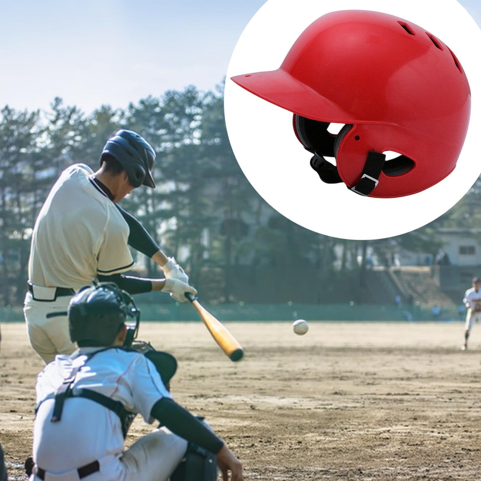 Perfeclan Casco de bateo de béisbol para niños, Casco de Softball de Doble oído para al Aire Libre, Deportes, Partido, niños niños niñas