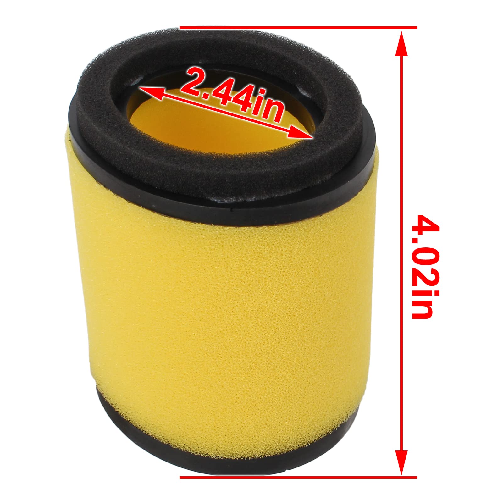 HIFROM ATV Air Filter Replacement For Honda TRX400EX, TRX420, TRX500 Models - Fits Part #17254-HN1-000