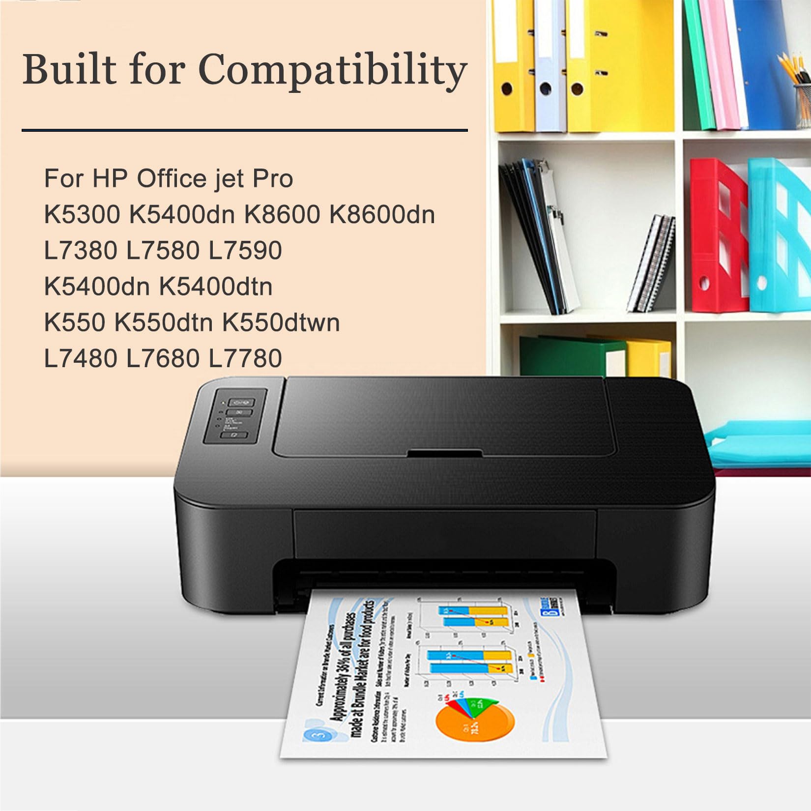 LYXSDMN Testina di Stampa Rigenerata per HP 88 Testine di Stampa C9381A C9382A Funziona per HP Officejet PRO K5300 K5400 K550dtn K8600 L7380 L7480 L7580 L7590 L7680 L7780,C9381A-1 Pack