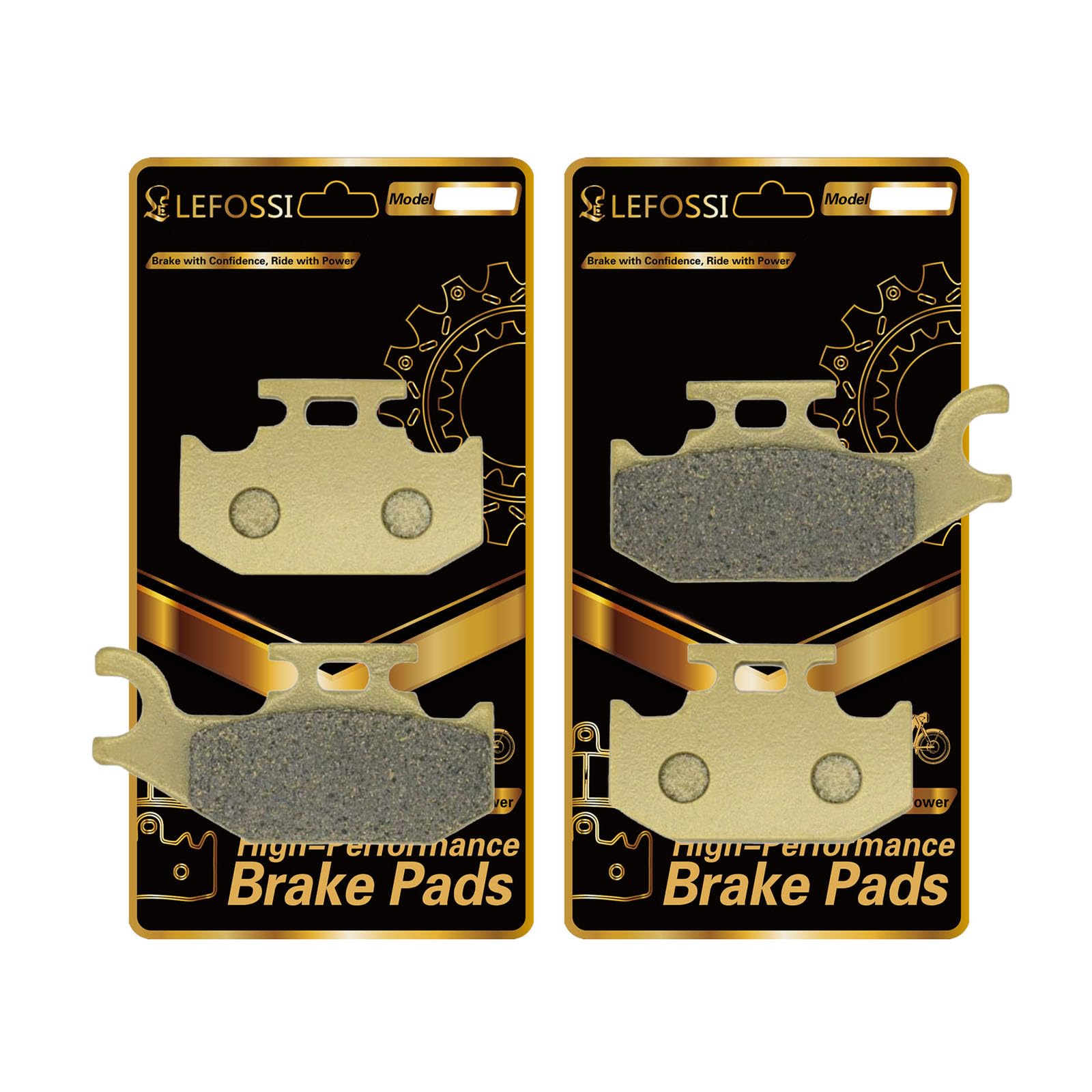 Front Brake Pad Aftermarket Part for Suzuki LTA 400 LT-A 400 LTF 400 LT-F 400 LT-A 450 LTR 450 LT-R 450 2008-2012 LTA 500 LT-A 500 2009-2015 LTA 700 LT-A 700 LTA 750 LT-A 750 FA413F FA414F