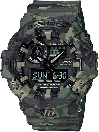 Casio G-SHOCK Camouflage GA-700CM-3A Mens Watch, Overseas Model Parallel Import