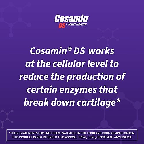 Miniatura 4 de Nutramax Cosamin DS - Suplemento para la salud articular con glucosamina y condroitina para hombres y mujeres, 180 cápsulas