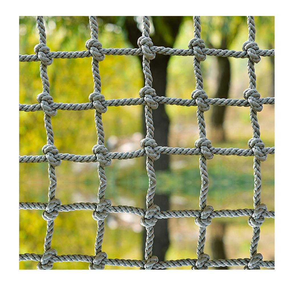 GTHTUHFD Safety Net Climbing Playground Rock Rope Ladder Swing Sets Climb Nylon Net For Outdoor Patios Railings Stairs Playground Children Indoor Ceiling Cargo Net Safety Net,10mm-2X5m/6.6X13.4ft