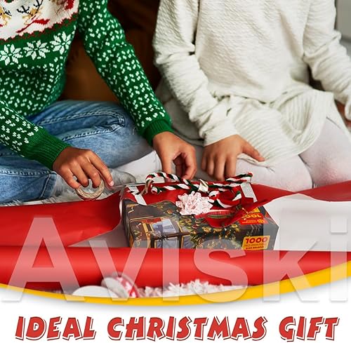 Miniatura 4 de Rompecabezas de Navidad 2024, 27.5 x 19.7 pulgadas, rompecabezas navideños para adultos y niños, 1000 piezas de rompecabezas de Navidad, juegos