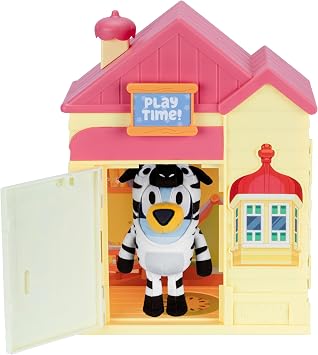 Blueys Play Date Plush Surprise Toddler House Playset, Durable Toy House with Exclusive Cuddly Stuffed Toy, Immersive House Toys for Kids of Ages 3+