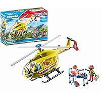 PLAYMOBIL City Life 71203 Elicottero di Soccorso, Giocattolo dai 4 Anni