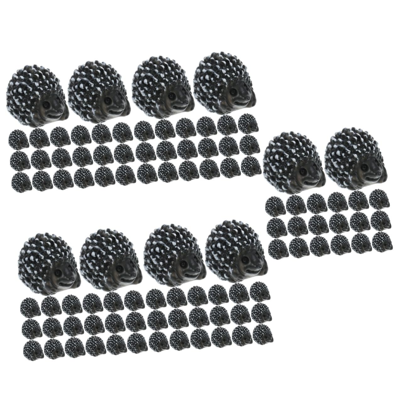 Figurines de hérisson miniatures Kisangel en résine pour statue de petit hérisson de jardin