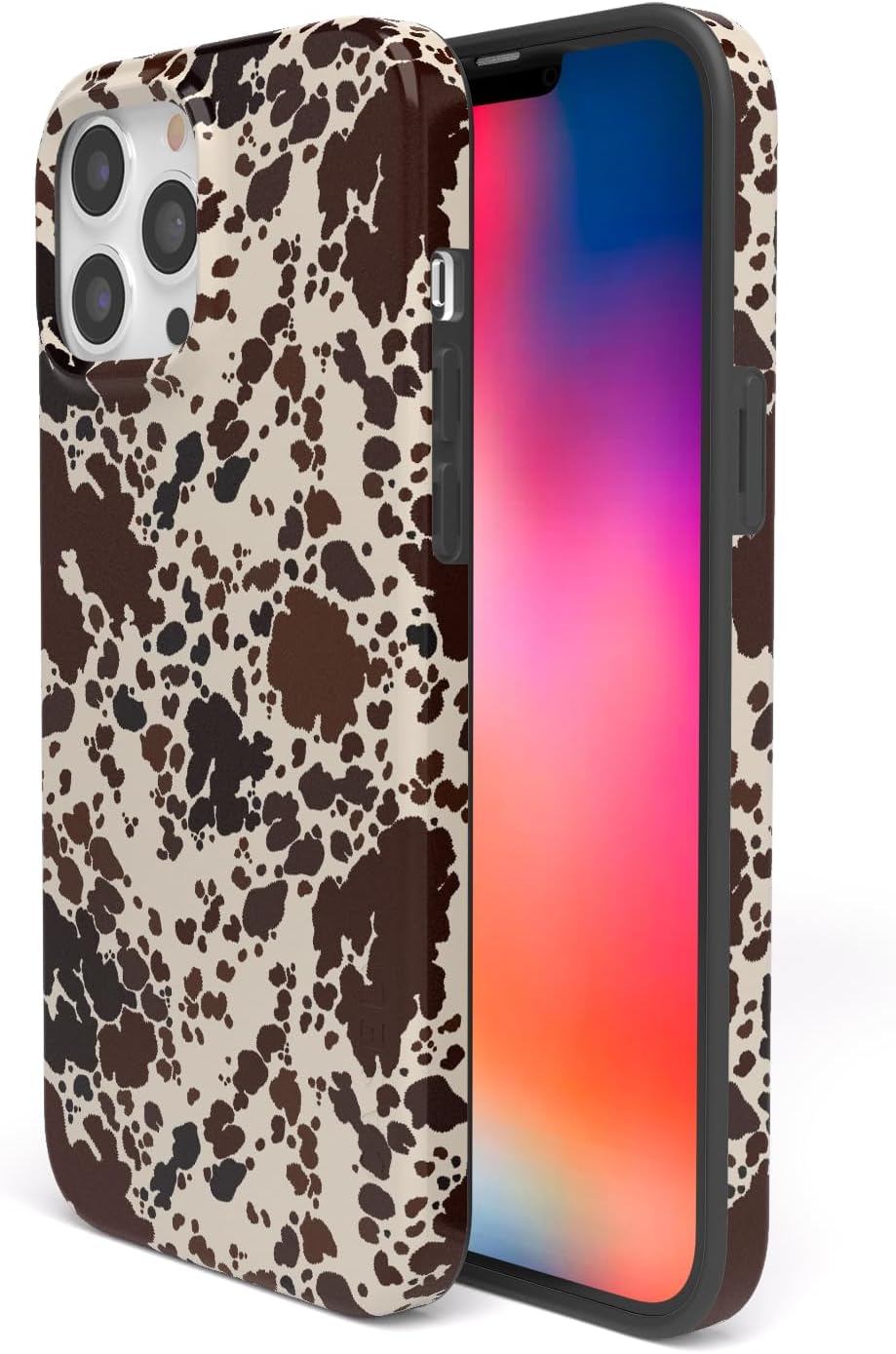Casely iPhone 14 Pro Case | Cowgirl Envy | Cow Print | Compatible with MagSafe | Classic Ultra Slim Design