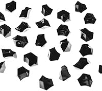 Vista 6 de Super Z Outlet Paquete de 120 gemas de tesoro de cristales de roca de hielo de color acrílico para dispersión de mesa, rellenos de jarrones