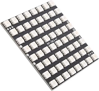 Hyuduo Led Development Board, Ws2812 64Digit Rgb 5050 Led Development Board Builtin Full Color Driver High Brightness 5V Dc,Development Kits And Boards