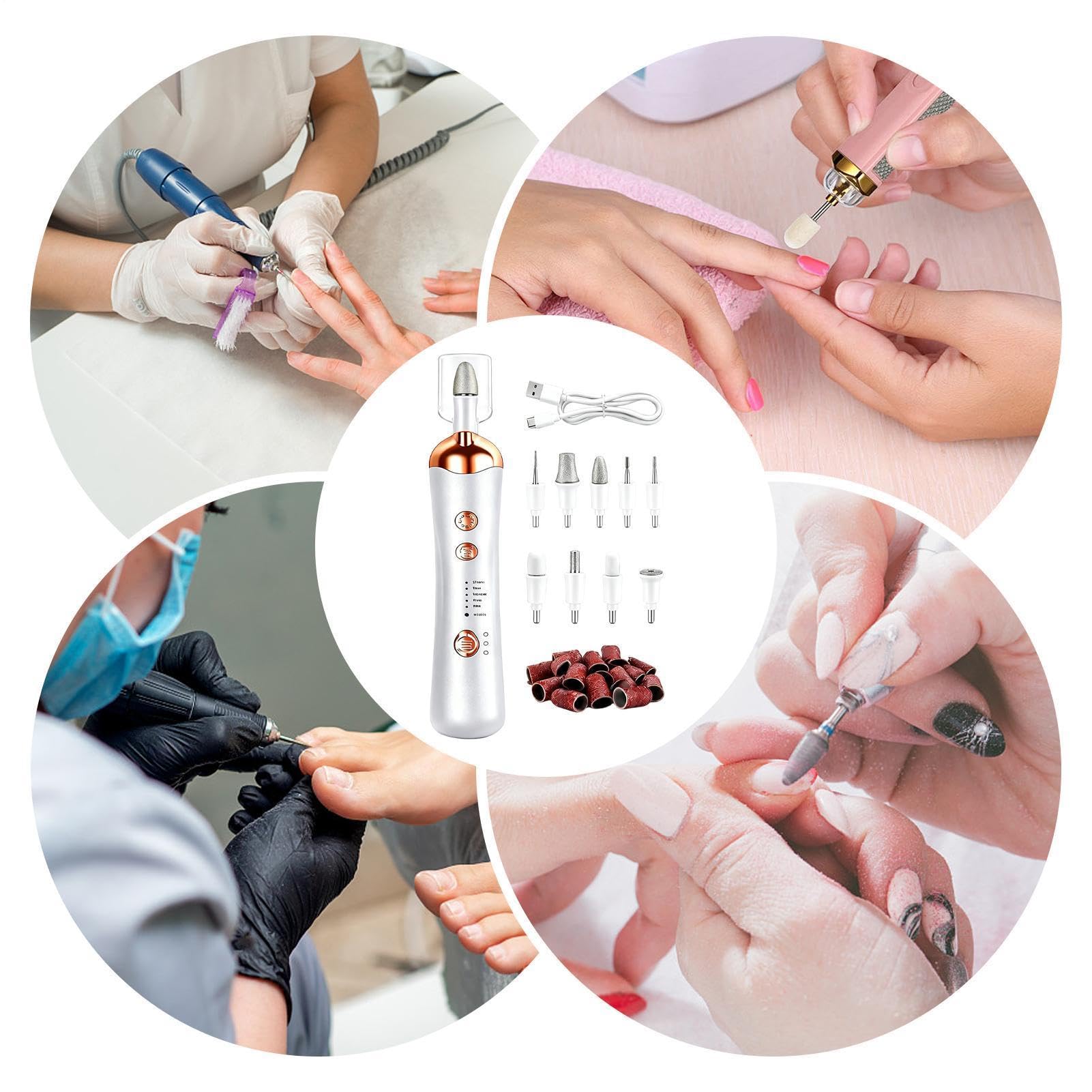 Ponceuse à ongles électrique sans fil portable facile