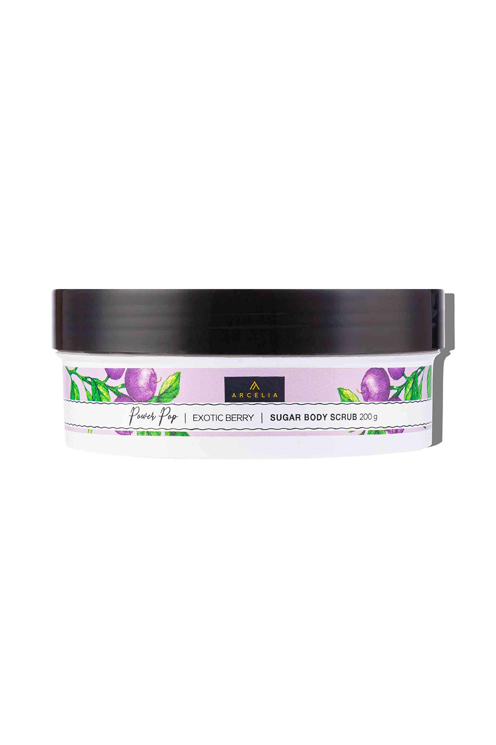 Arcelia by Shoppers Stop Power Pop Sugar Body Scrub - Exotic Berry (200ml)
