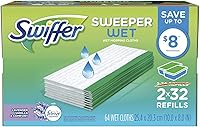 Vista 1 de Swiffer Sweeper - Recambio de paño húmedo, color blanco, 64