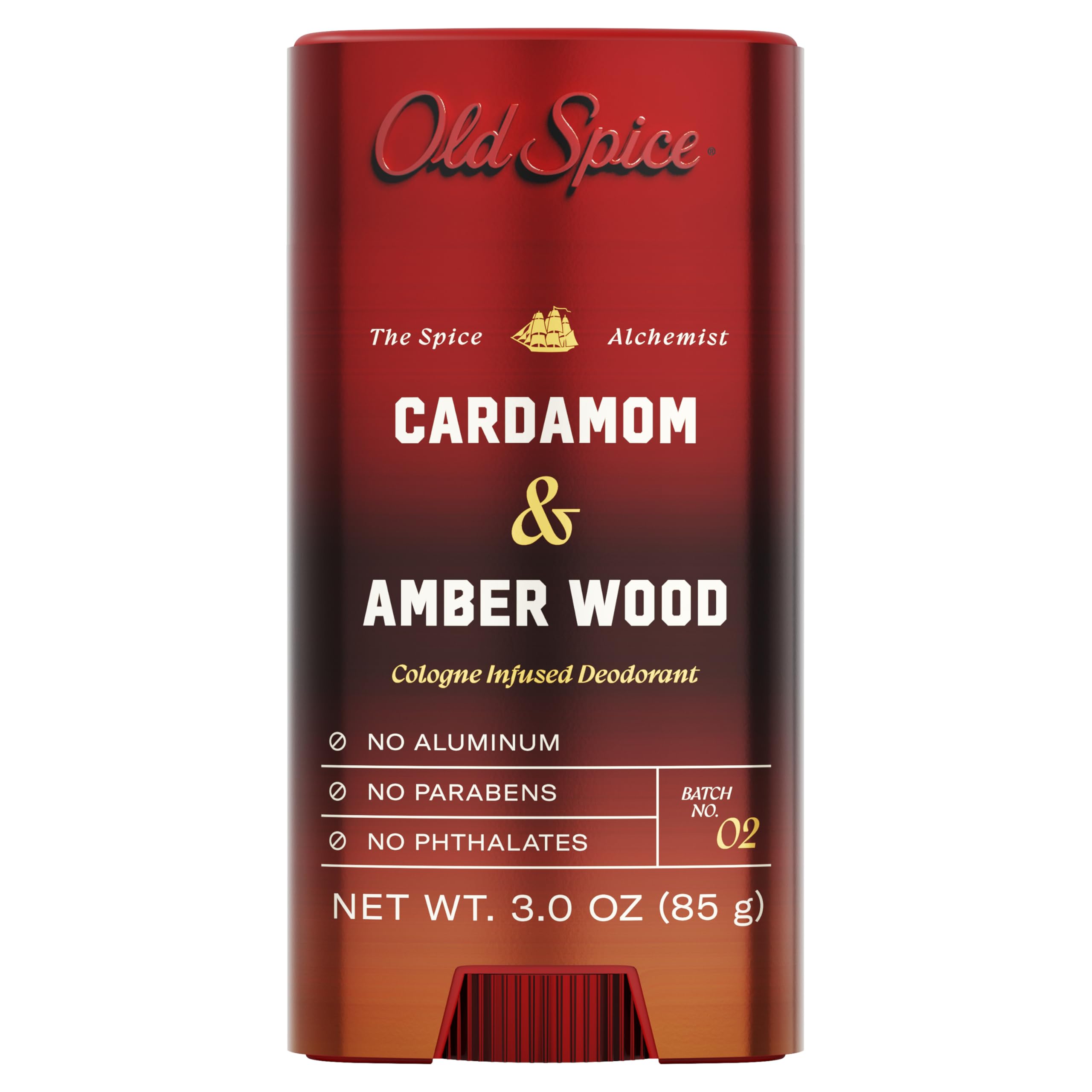 Old Spice Aluminum Free Deodorant for Men The Spice Alchemist Collection 24 7 Cologne Infused Scent No Trade
