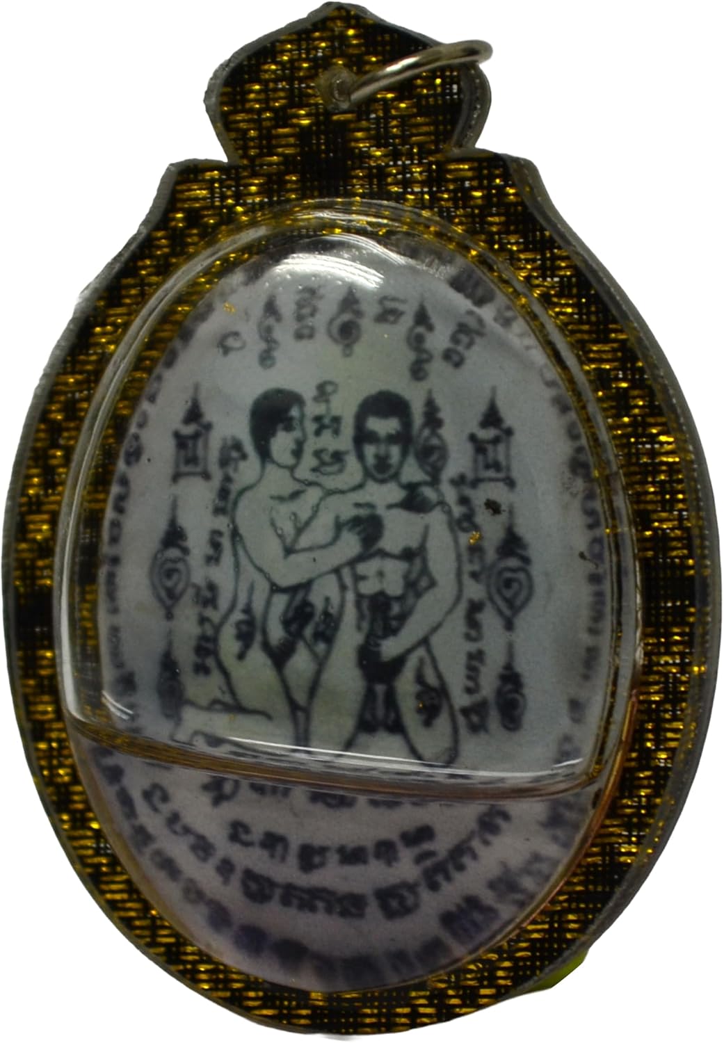Inn Koo Yin Tong Thai Amulet Pendant – LGBT Couple Love Attraction Charm, Erotic Love Talisman for Gay Relationships, Famous Thai Spiritual Jewelry