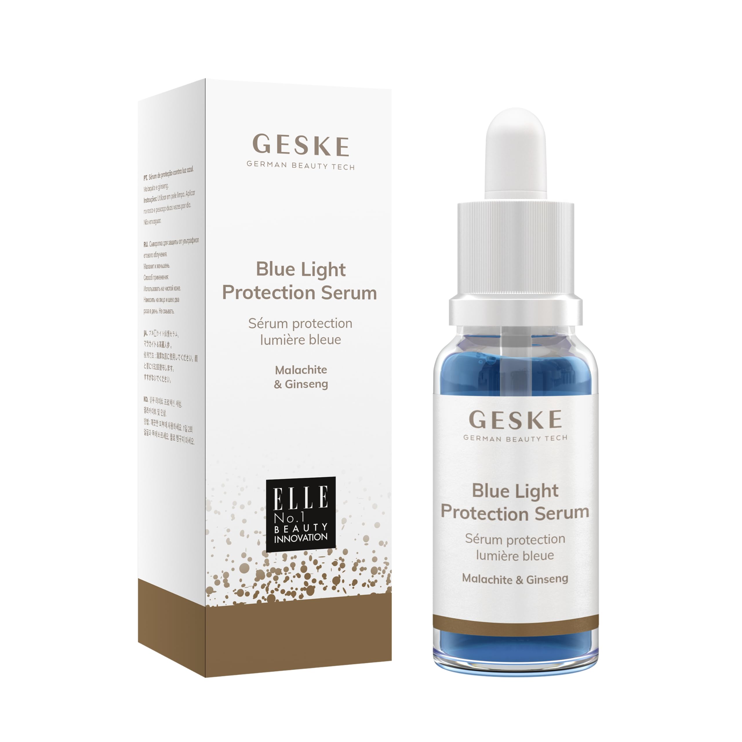 GESKE | Blue Light Protection Serum | Protection against digital skin aging during computer work | combats pigment spots | Vegan | without animal testing | Complements GESKE SmartAppGuided™ Devices