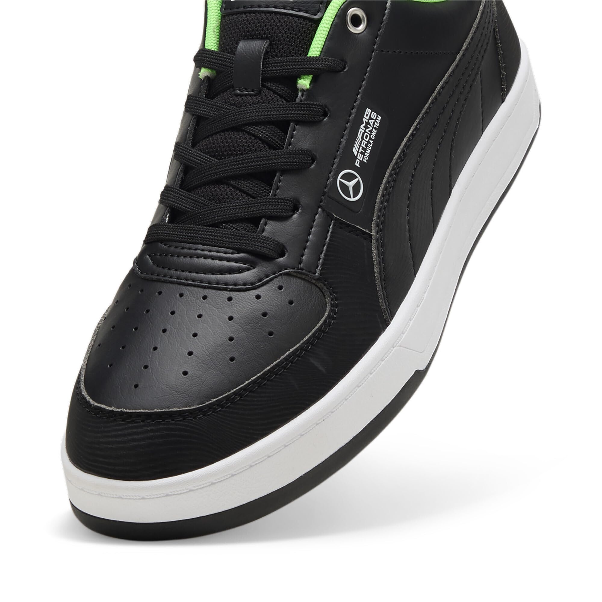 PUMA Zapatillas Mercedes-AMG Petronas F1® Caven 2.0 Unisex 44 Black Fizzy Green ┃Zapatillas de Motorsport Unisex para Adultos