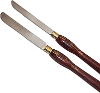 Vista 1 de PSI Woodworking LCSIDE2 - Juego de 2 cinceles de raspador lateral interior de extremo redondo