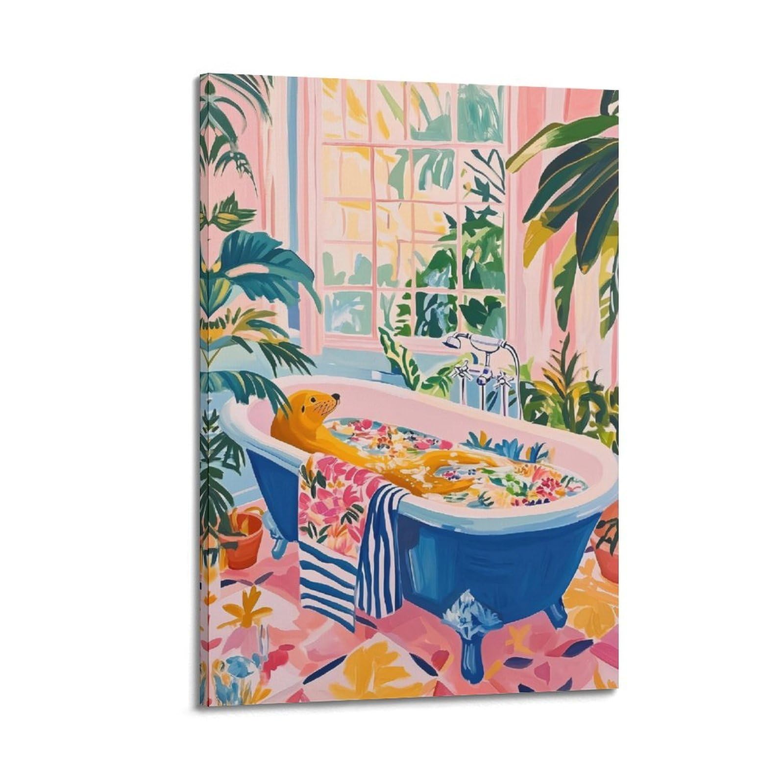 JoenTdrn Henri Matisse Aesthetic Canvas Wall Art Print Home Decor for Bedroom Living Room16x24inch(40x60cm) Frame-style