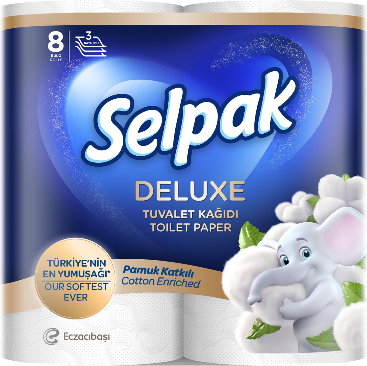 SELPAK Deluxe Toilet Paper Tissue 3ply 8 rolls/pack (B0D73LH8FV) Amazon Price History, Amazon Price Tracker