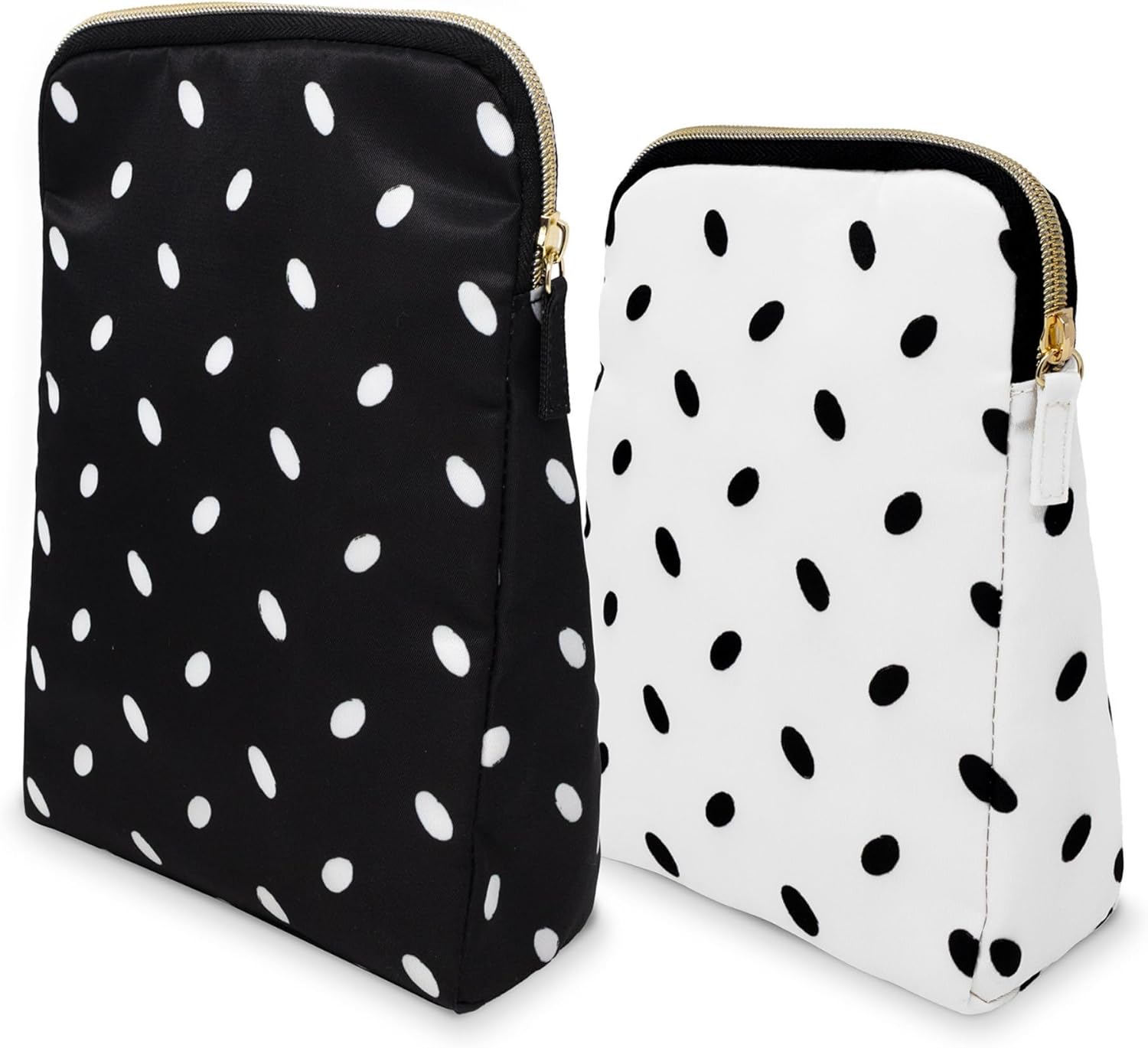kate spade new york Insulated Snack Bag Keeper with Zipper, Reusable Thermal Sandwich Bag Holders for Lunch Bag (Almond Dot) - Image 4