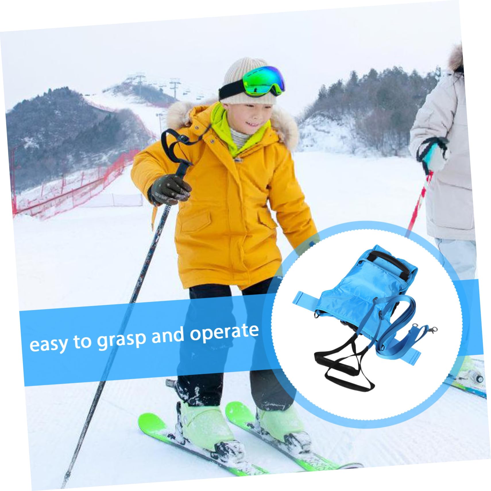 Toddmomy Skizubehör Snowboard-sturzgurt Für Anfänger Junge Mädchen Skileine Skiseile Kinderskiseil Snowboardausrüstung Ski-übungsseil Skizubehör