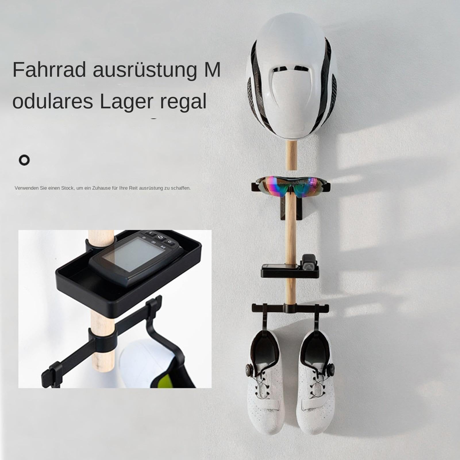 Soporte para casco, soporte de pared, accesorios de bicicleta verticales