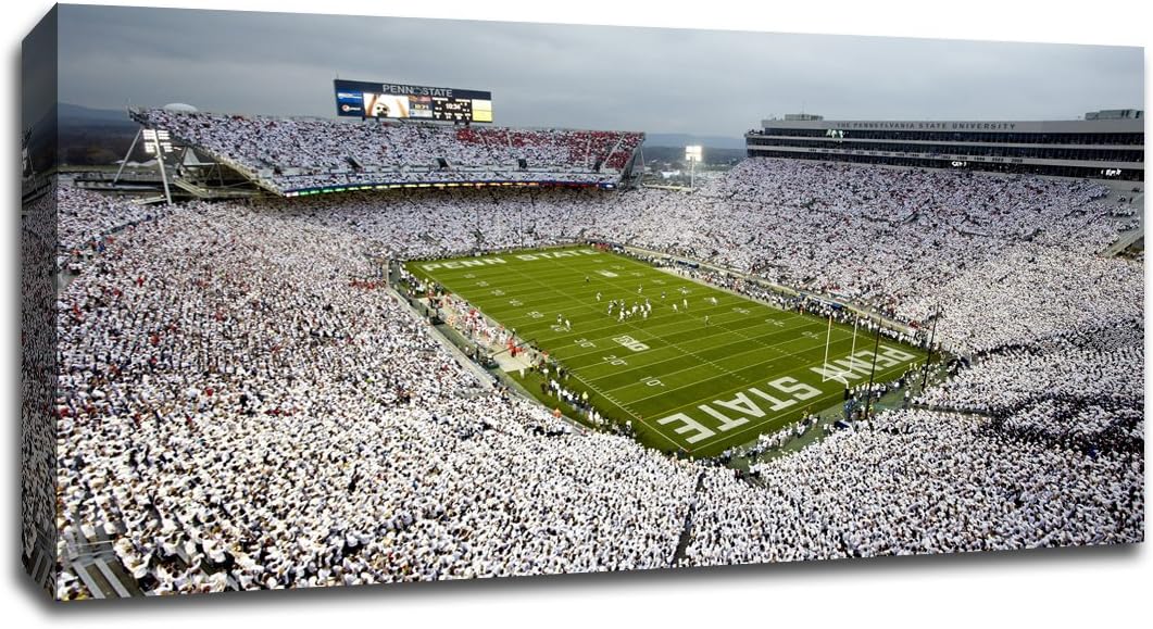 NCAA 40x22 Football Stadium Canvas, Penn State