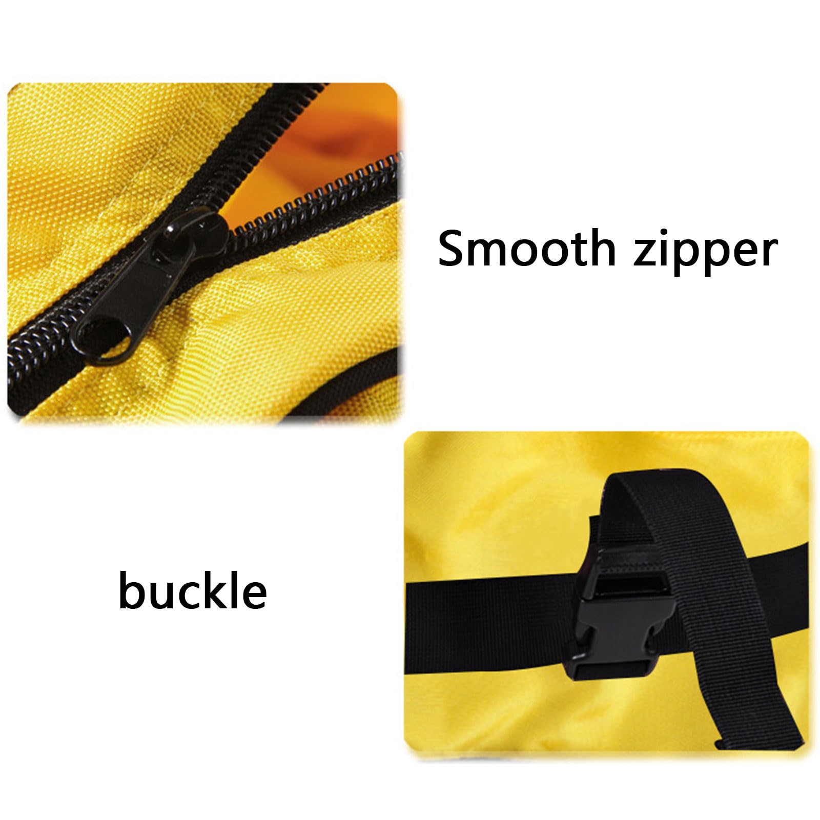 Sac de sport de plongée grande capacité en maille pour la plongée sous-marine et l'équipement de plongée avec tuba, Noir