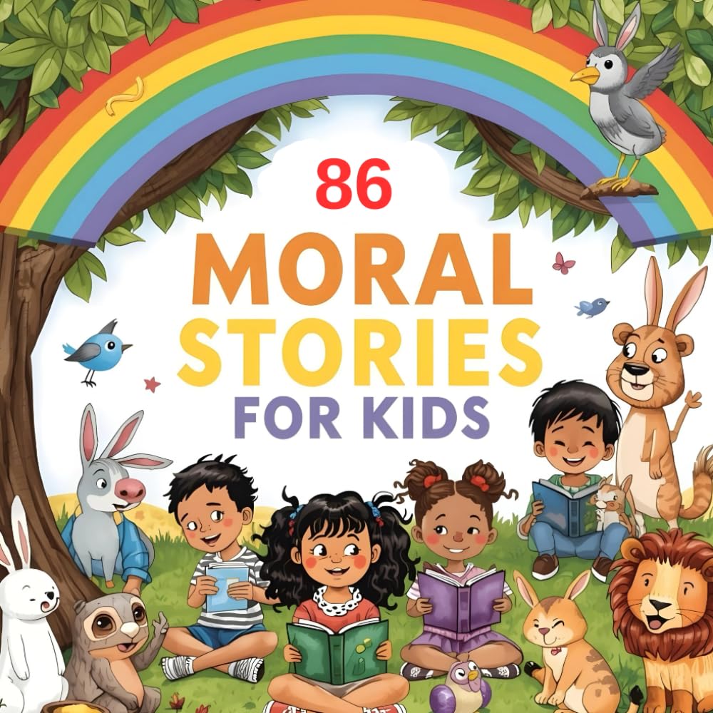 86 Moral Stories for Kids: Bedtime Inspirational Stories with Life Lessons for Children Ages 6–8