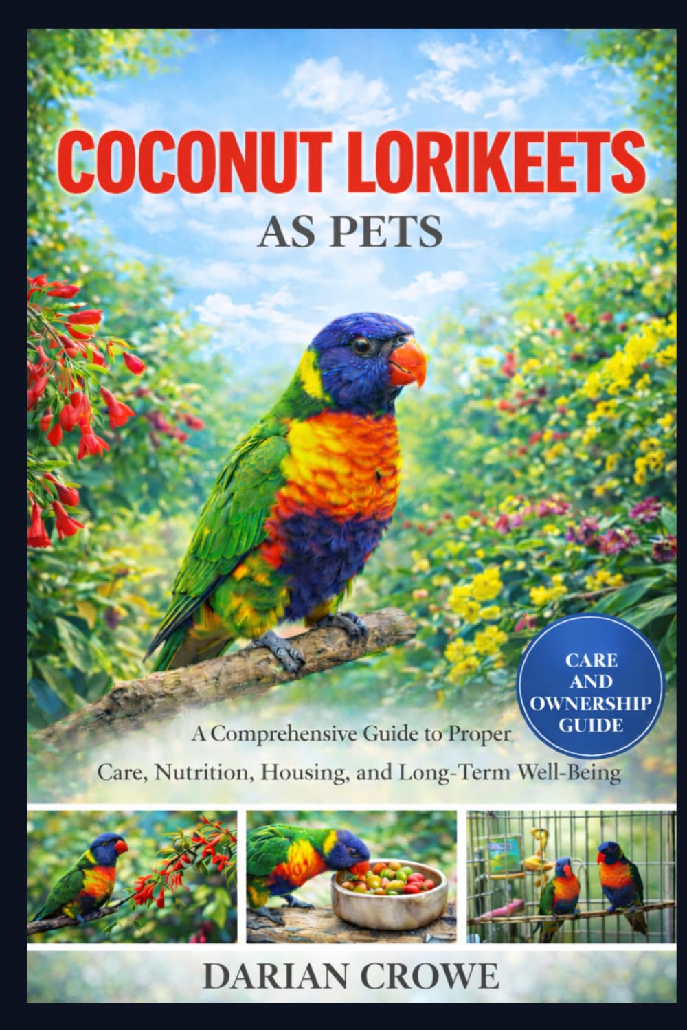 COCONUT LORIKEETS AS PETS: A Comprehensive Guide to Proper Care, Nutrition, Housing, and Long-Term Well-Being