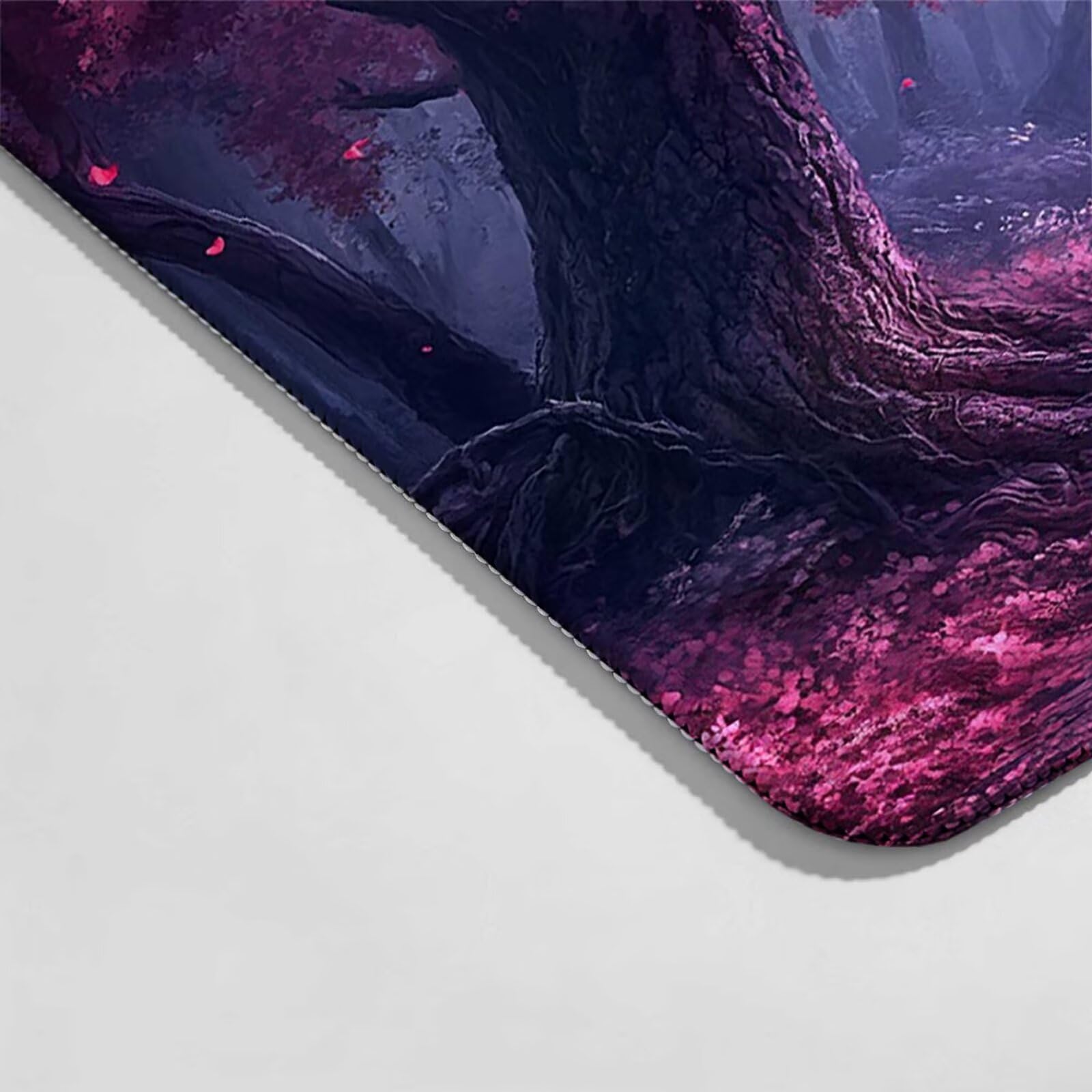 Tapis de Souris Rose Tapis de Souris XXL Arbre 1200 x 600mm Mouse Pad avec Coutures sur Les Bords, en Caoutchouc Antidérapant et Imperméable Mouse Pad Gaming, Maison/Gamer/Accessoires Bureau m4858
